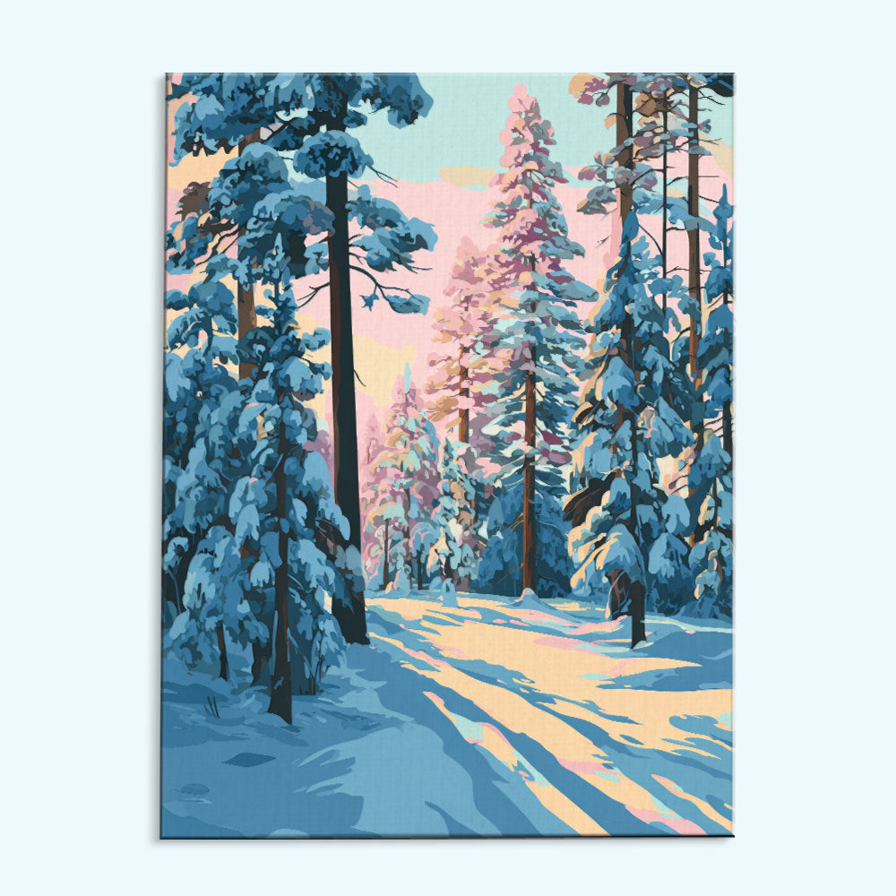 Snowy Path | Paint by Numbers Kit