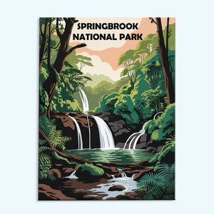 Springbrook AU National Park | Paint by Numbers Kit