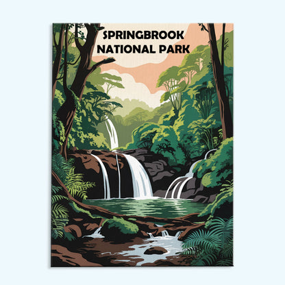 Springbrook AU National Park | Paint by Numbers Kit