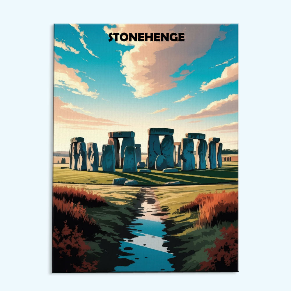 Stonehenge, United Kingdom - World Heritage | Paint by Numbers Kit