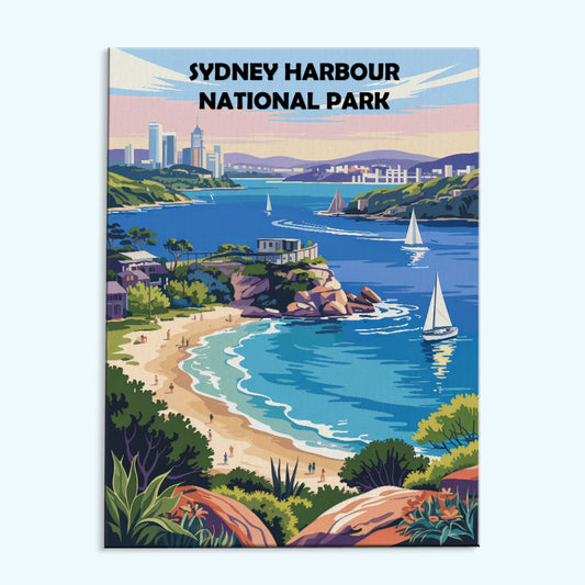 Sydney Harbour AU National Park | Paint by Numbers Kit