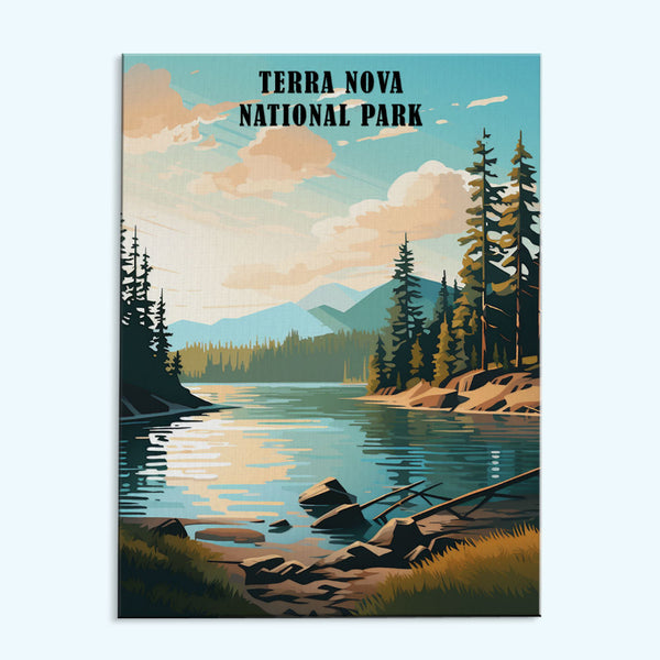 Terra Nova Nationalpark | Malen nach Zahlen Set
