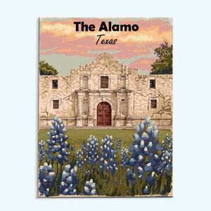 Texas - The Alamo | Paint by Numbers Kit