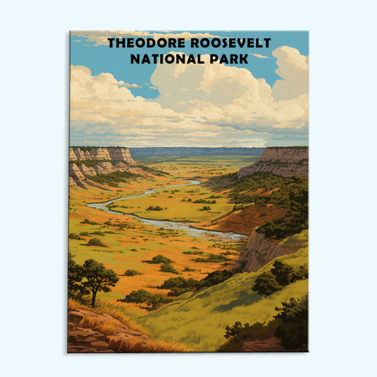 Theodore Roosevelt National Park | Paint by Numbers Kit