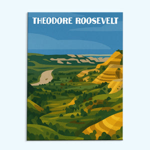Theodore Roosevelt National Park Beginner | Paint by Numbers Kit