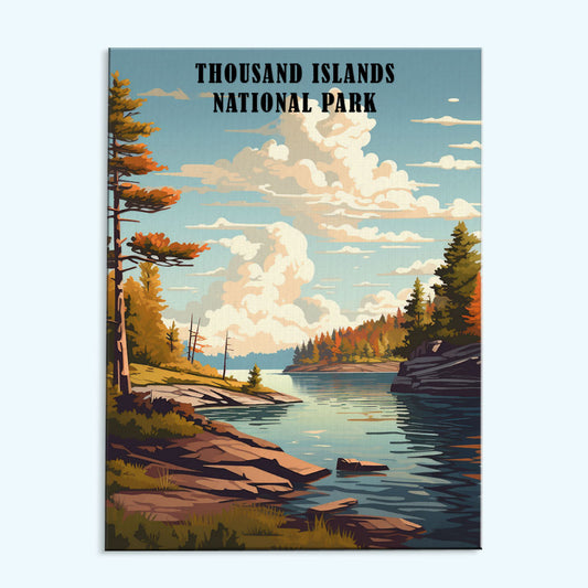 Thousand Islands National Park | Paint by Numbers Kit