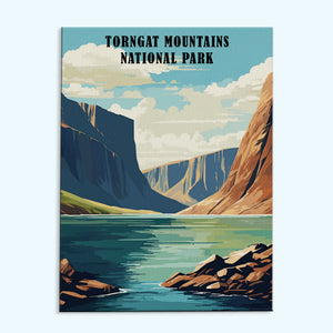 Torngat Mountains Nationalpark | Malen nach Zahlen Set