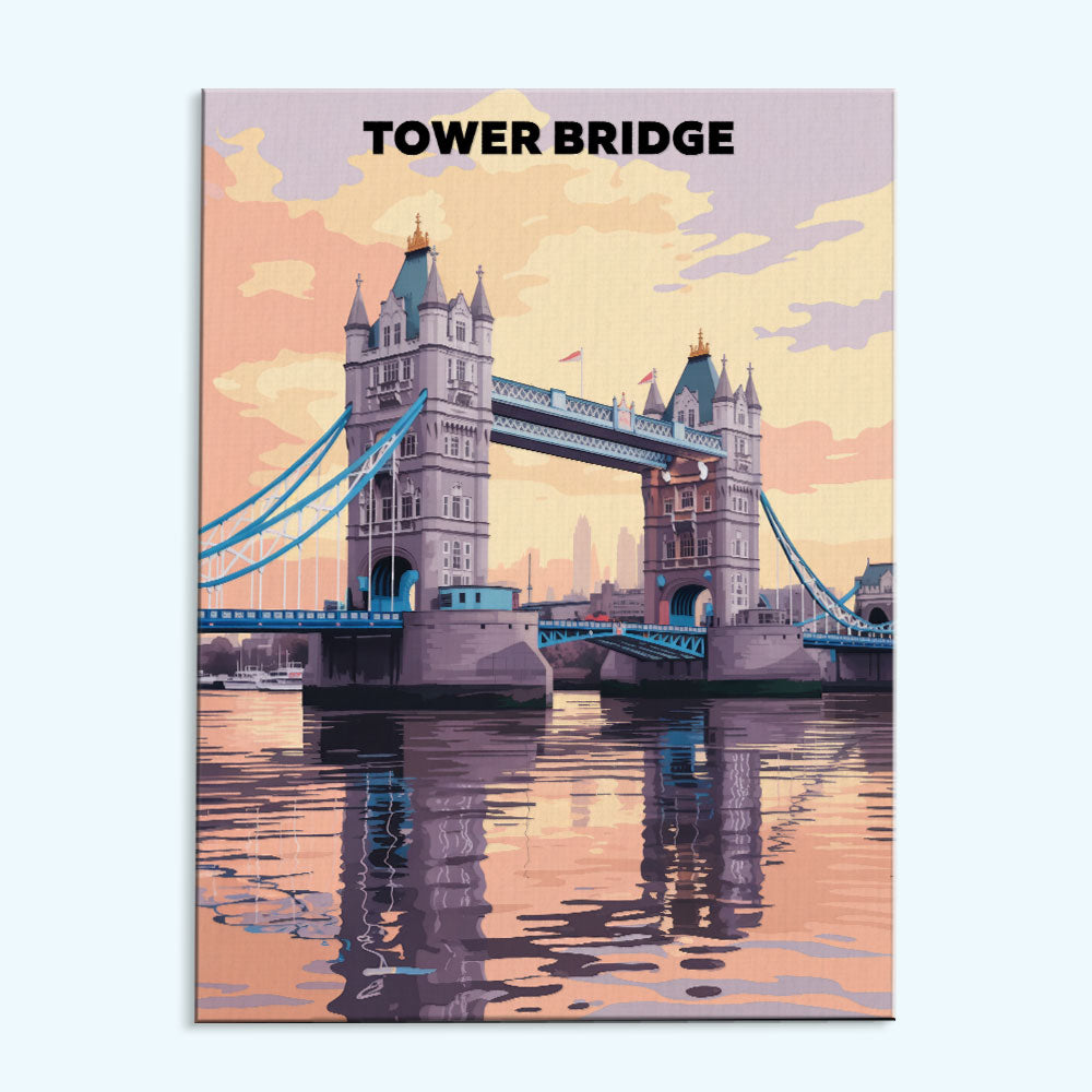 Tower Bridge, United Kingdom | Paint by Numbers Kit