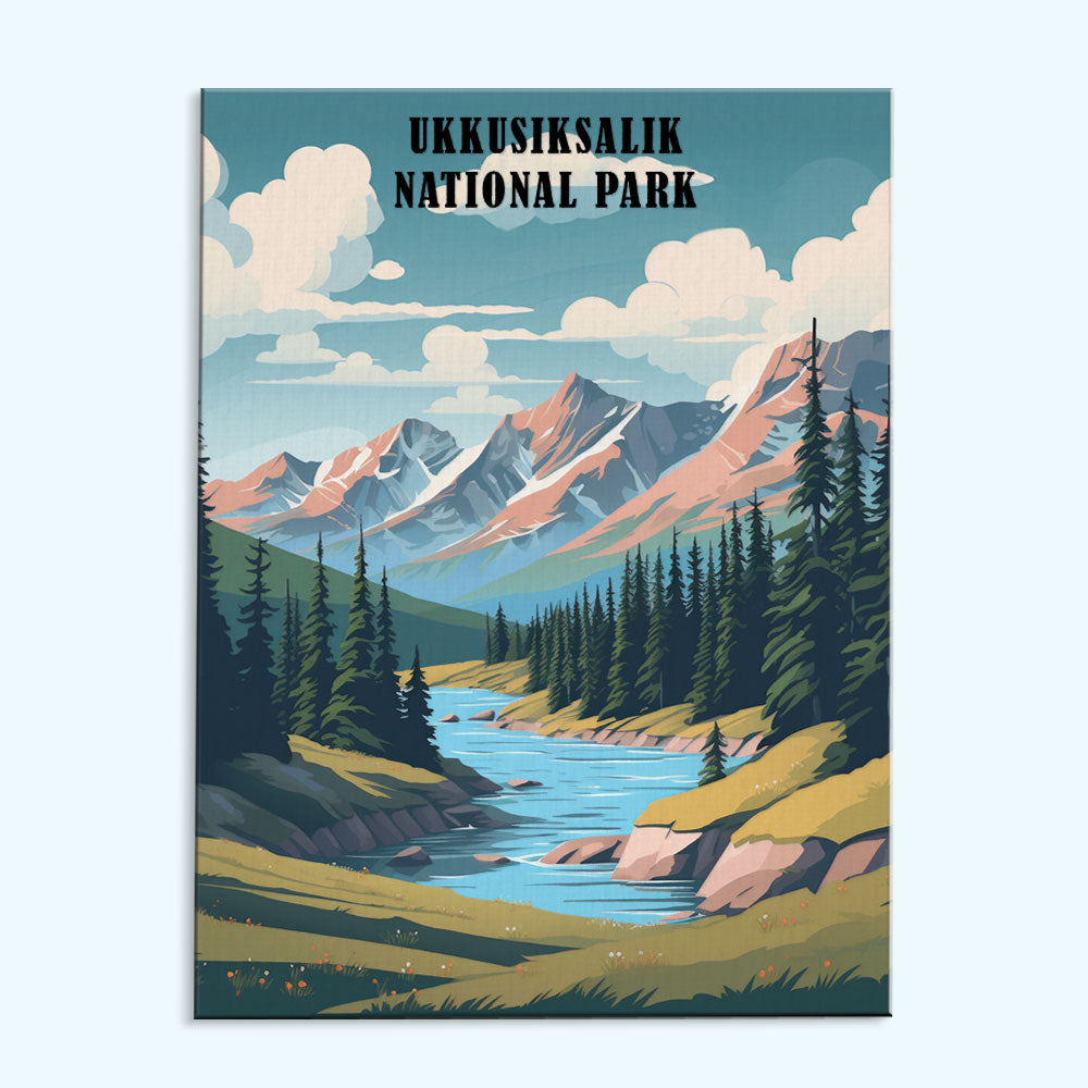 Ukkusiksalik National Park | Paint by Numbers Kit