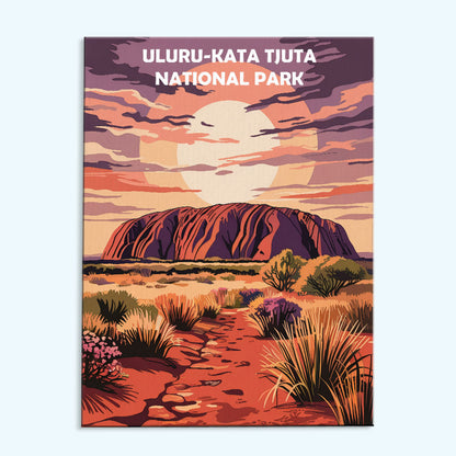 Uluru-Kata Tjuta AU National Park | Paint by Numbers Kit
