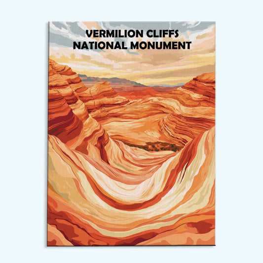 Vermilion Cliffs National Monument | Paint by Numbers Kit