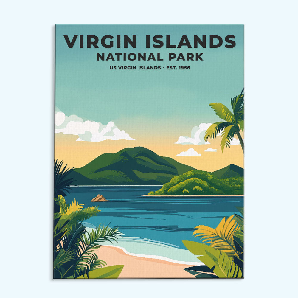 Virgin Islands National Park Heritage Edition | Paint by Numbers Kit