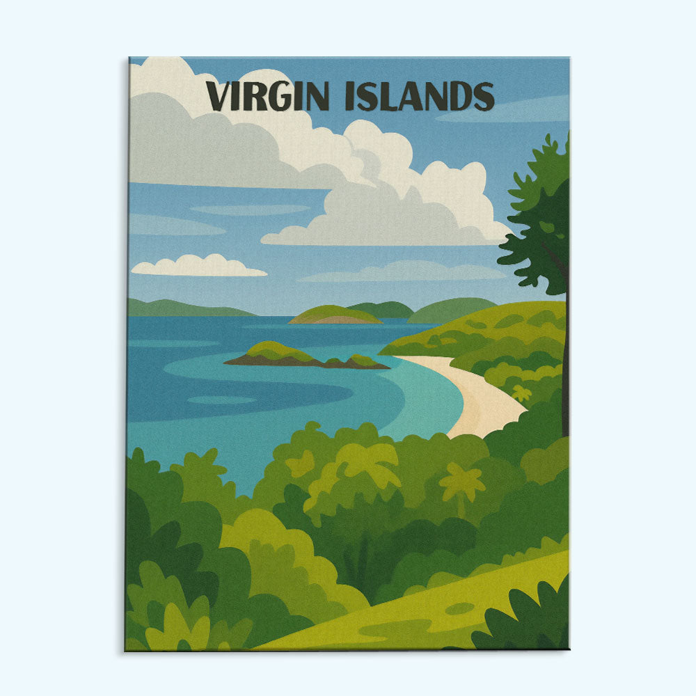 Virgin Islands National Park Beginner | Paint by Numbers Kit