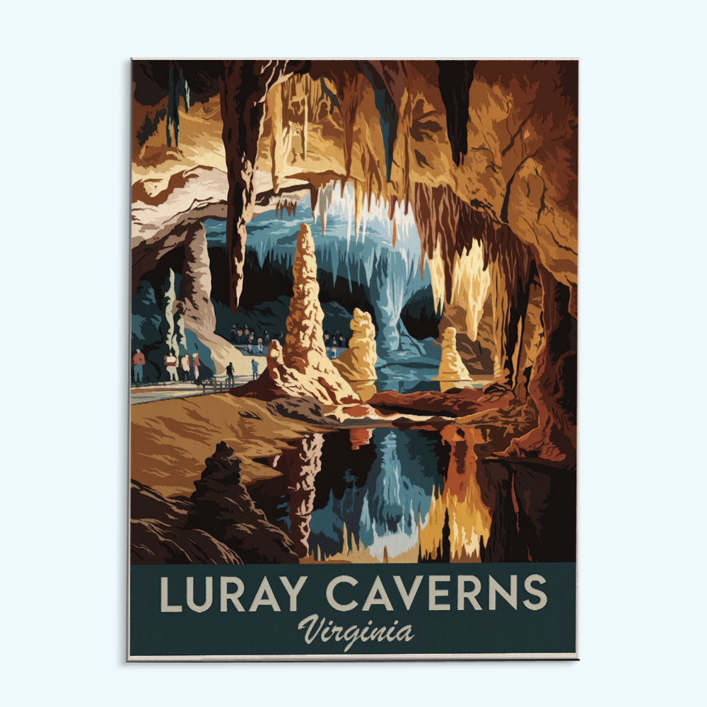 Virginia - Luray Caverns | Paint by Numbers Kit