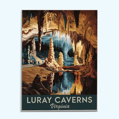 Virginia - Luray Caverns | Paint by Numbers Kit