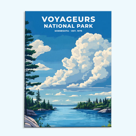 Voyageurs National Park Heritage Edition | Paint by Numbers Kit