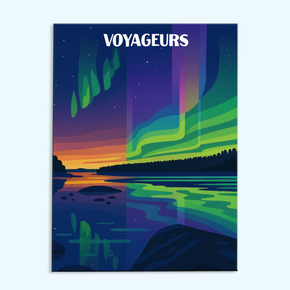Voyageurs Nationalpark Anfänger | Malen nach Zahlen Set