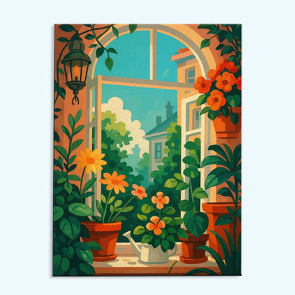 Window Garden | Paint by Numbers Kit