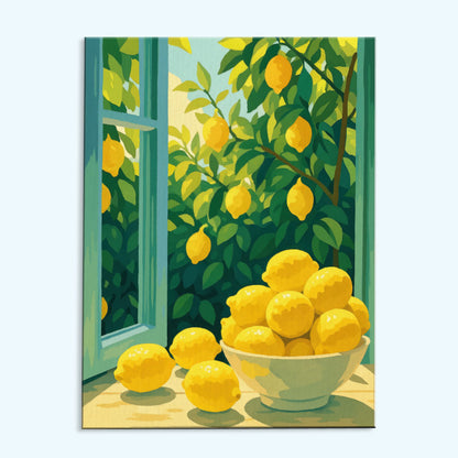 Lemon Window | Paint by Numbers Kit