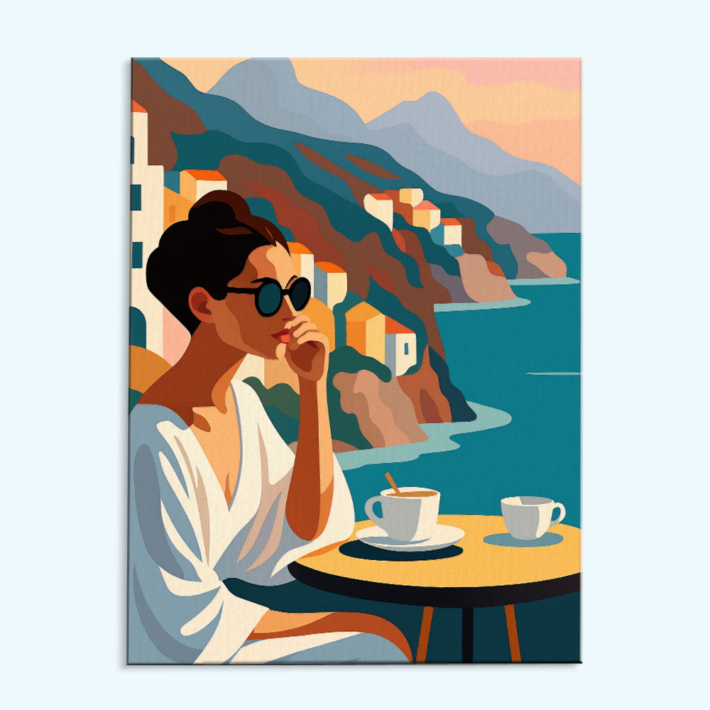 Coastal Cafe | Paint by Numbers Kit