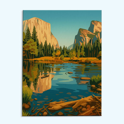 Mountain Lake | Paint by Numbers Kit