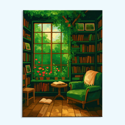 Cozy Library | Paint by Numbers Kit
