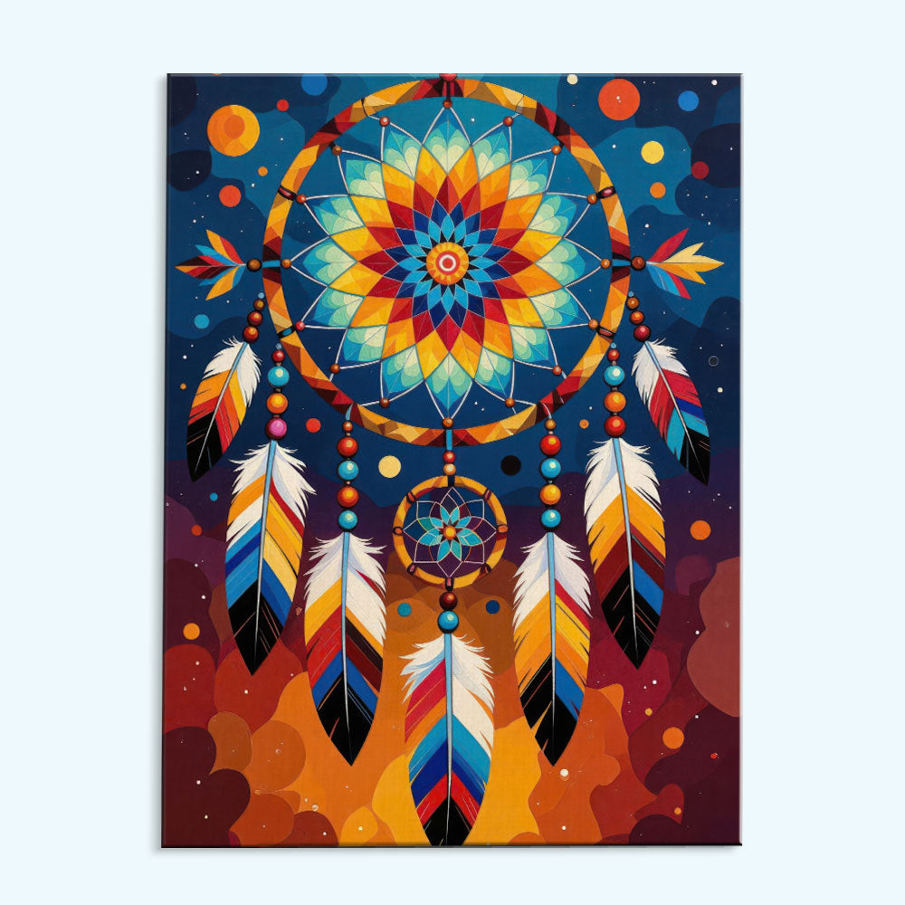 Spirit Catcher - Native American | Paint by Numbers Kit