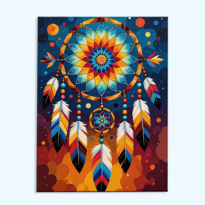 Spirit Catcher - Native American | Paint by Numbers Kit