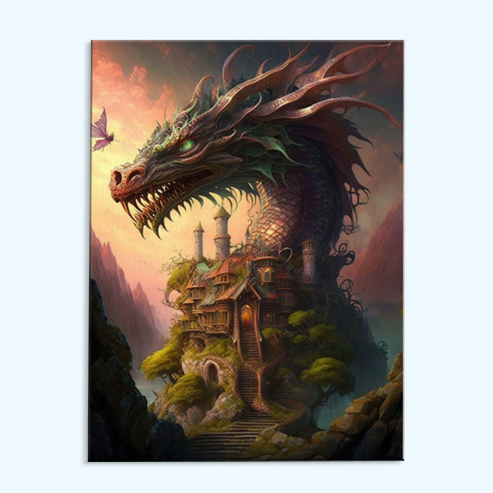 Emerald Guardian | Paint by Numbers Kit