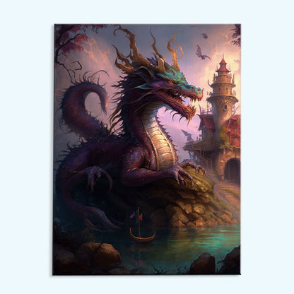 Guardian of the Shattered Tower | Paint by Numbers Kit