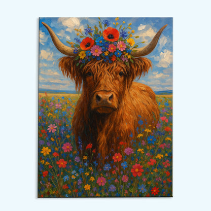 Highlands Cow | Paint by Numbers Kit