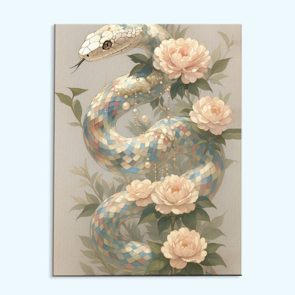 Mosaic Serpent in Bloom