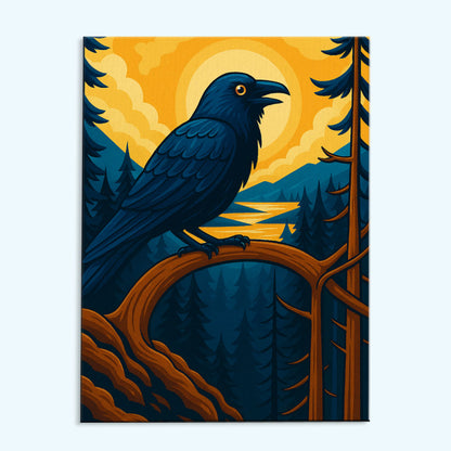 Forest Raven | Paint by Numbers Kit