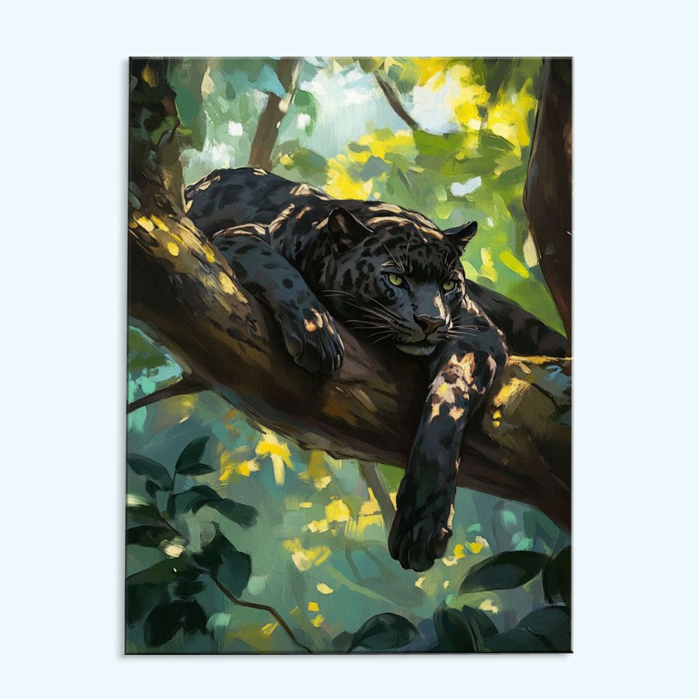 Panther in the Canopy | Paint by Numbers Kit