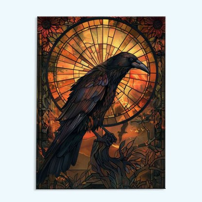 Raven of the Stained Sun | Paint by Numbers Kit