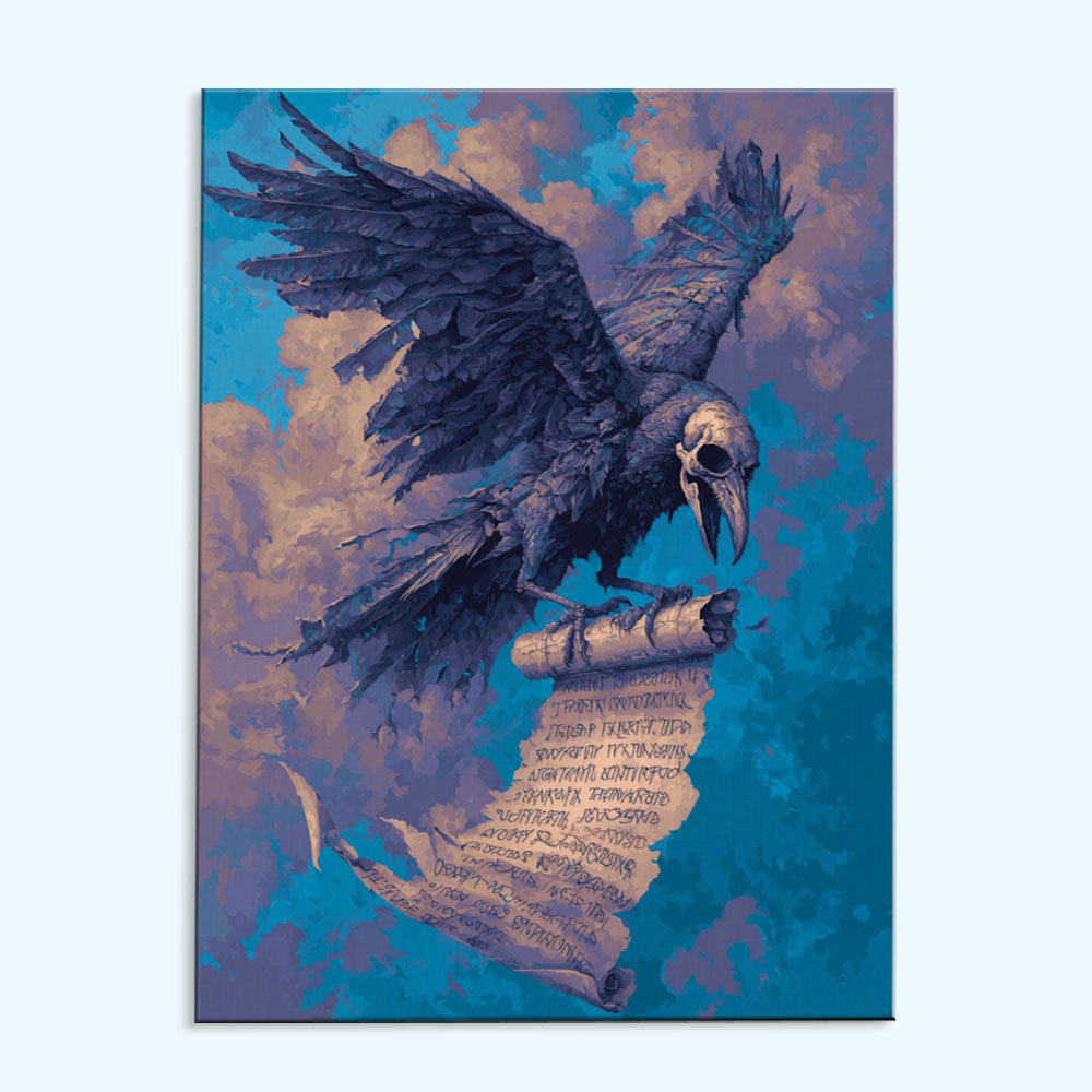 Raven's Message | Paint by Numbers Kit
