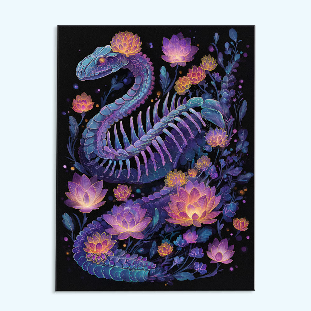 The Serpent's Bloom | Paint by Numbers Kit