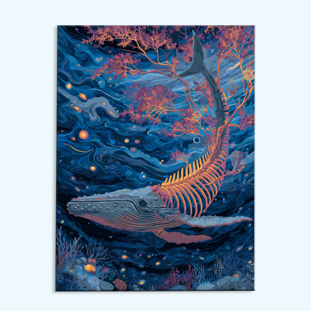 The Ghostly Whale | Paint by Numbers Kit
