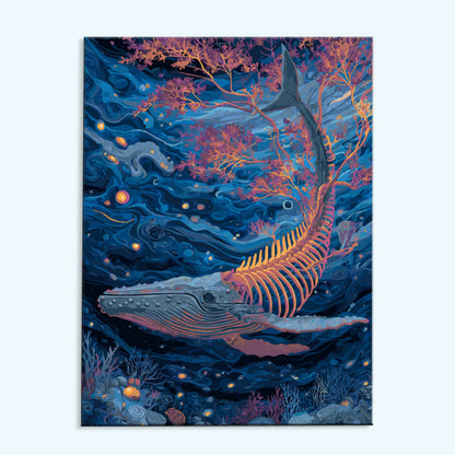 The Ghostly Whale | Paint by Numbers Kit