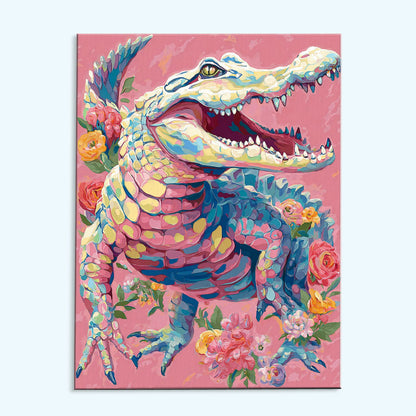 The Alligator's Smile | Paint by Numbers Kit