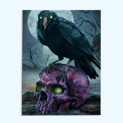 The Raven and the Cursed Relic | Paint by Numbers Kit