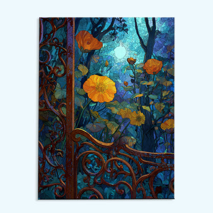 The Shadow Garden Bloom | Paint by Numbers Kit