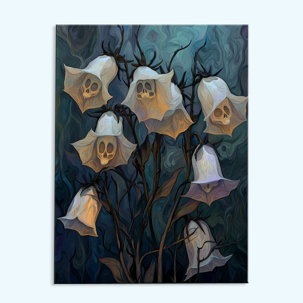 Ghoulish Bellflowers | Paint by Numbers Kit