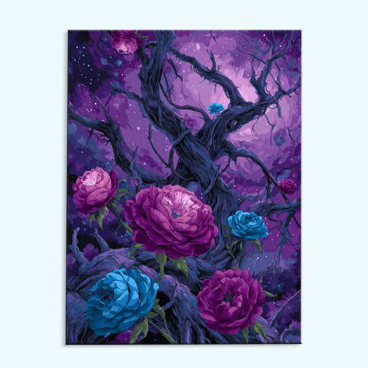 Midnight Thornbloom | Paint by Numbers Kit