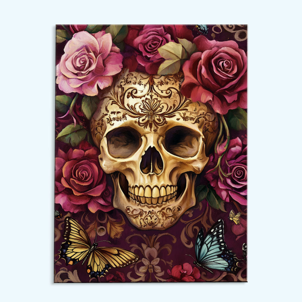 Floral Skull | Paint by Numbers Kit