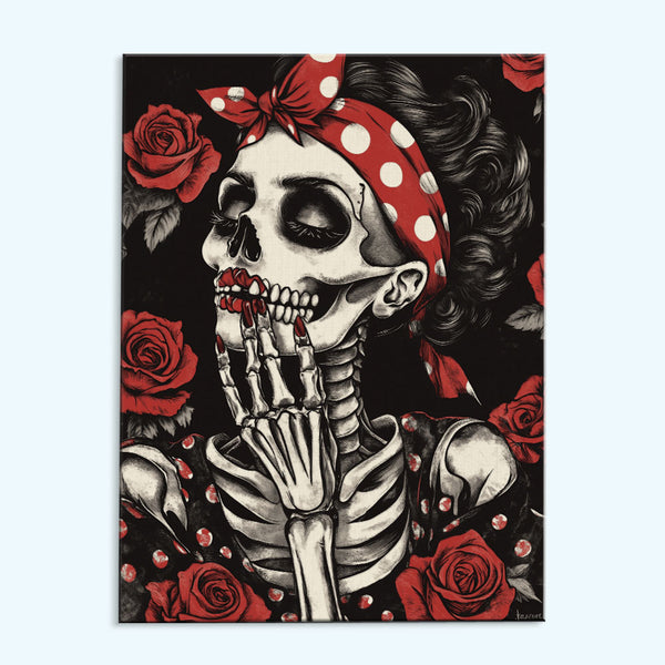 Vintage Skeleton | Paint by Numbers Kit