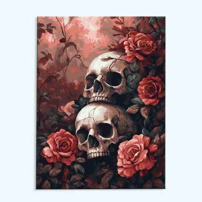 Crimson Rose Garden | Paint by Numbers Kit
