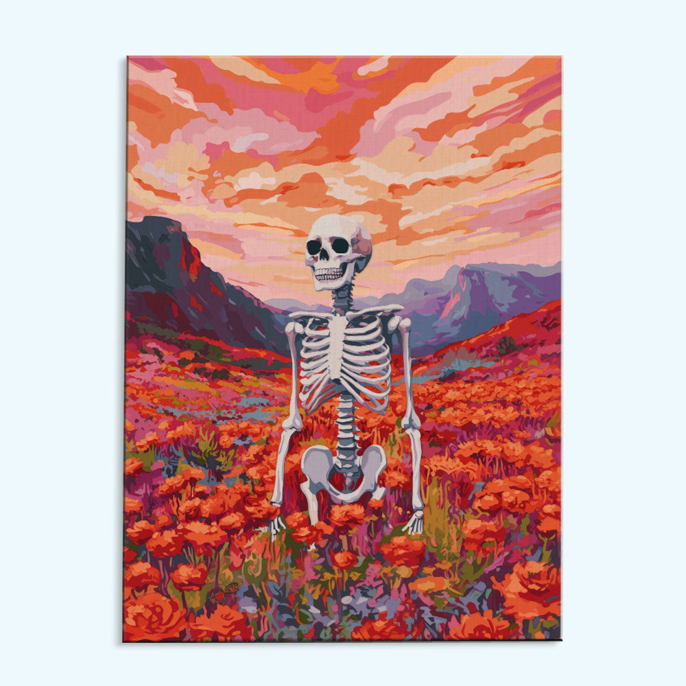 Flourish of Bones | Paint by Numbers Kit