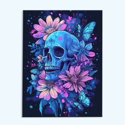 Spring Butterflies Skulls | Paint by Numbers Kit
