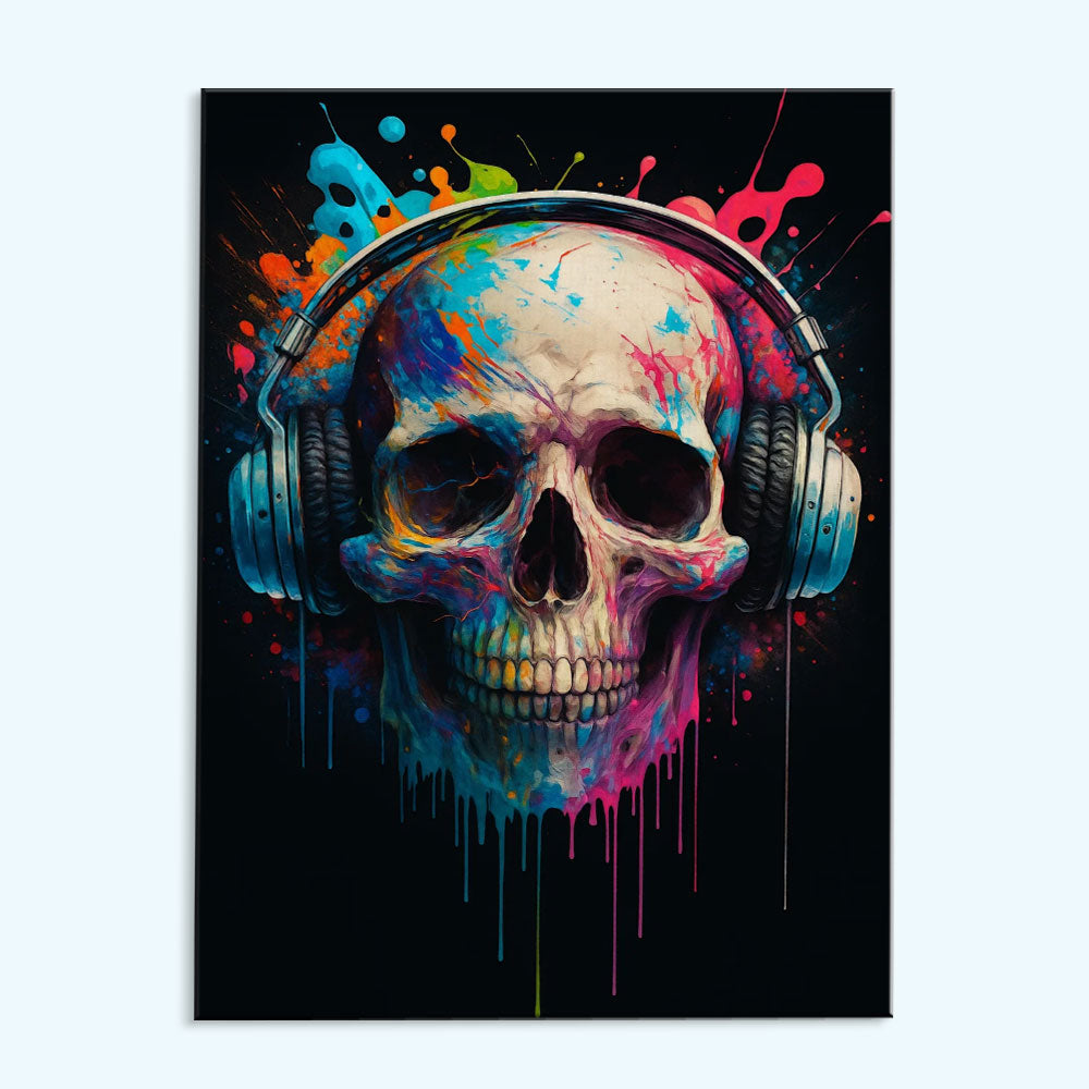 Technicolor Skull | Paint by Numbers Kit